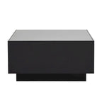 Table basse LED avec plateau en verre trempé dépoli