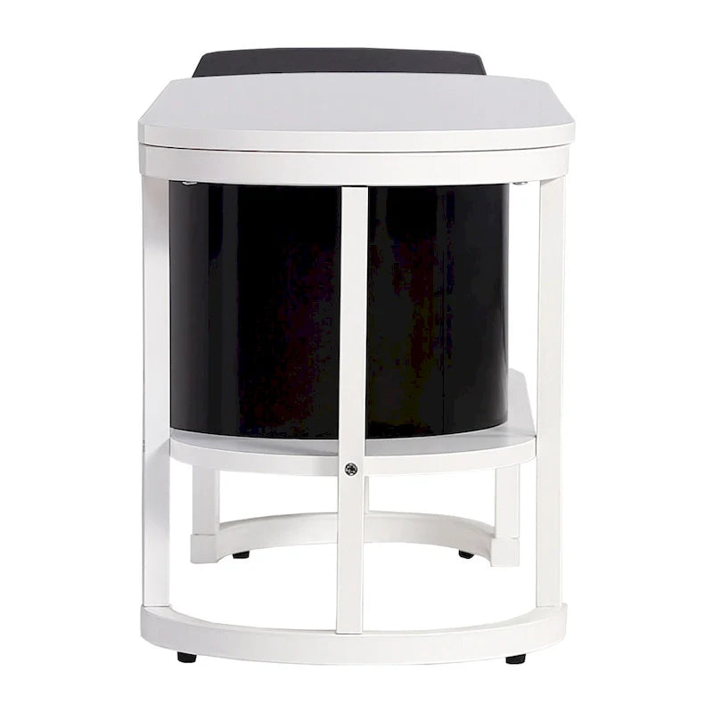 Meuble TV extensible avec 3 tiroirs et pieds réglables en métal (Convient aux téléviseurs jusqu'à 75 pouces)