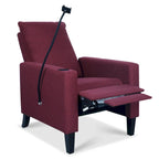 Canapé inclinable réglable avec porte-gobelet et pochette de rangement