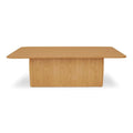 Table basse rectangulaire à coins arrondis - 55L x 36P x 17H