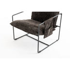 Fauteuil d'appoint avec cadre en métal (Lot de 2)