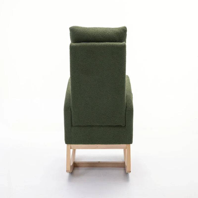 Fauteuil à bascule en tissu