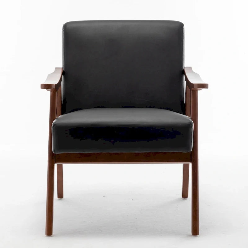 Fauteuil d'appoint large en similicuir 26,37