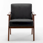 Fauteuil d'appoint large en similicuir 26,37