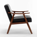 Fauteuil d'appoint large en similicuir 26,37