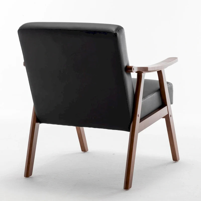 Fauteuil d'appoint large en similicuir 26,37