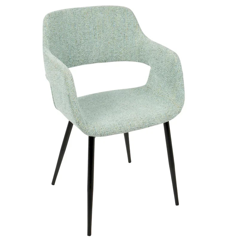 Chaise de salle à manger moderne du milieu du siècle, lot de 2