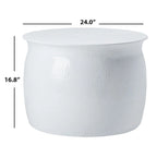 Tabouret de table en métal - 24L x 24P x 17H
