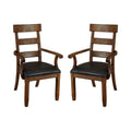 Fauteuils en bois massif (Lot de 2)